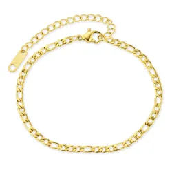 vedenkestävät rannekoru kullattu teräs 16+5 cm x 3 mm  - OCEANA