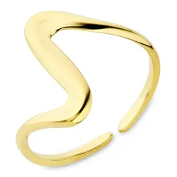 vedenkestävät säädettävissä sormus kullattu teräs - OCEANA