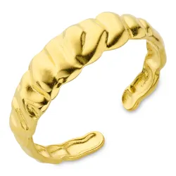 vedenkestävät säädettävissä sormus kullattu teräs - OCEANA