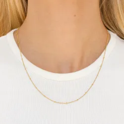 vedenkestävät kuulakaulaketju kullattu teräs  x 1,8 mm  - OCEANA