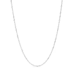 vedenkestävät singapore kaulaketju teräs  x 2,0 mm  - OCEANA