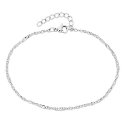 vedenkestävät singapore rannekoru teräs  x 2,0 mm  - OCEANA