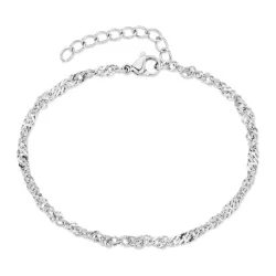 vedenkestävät singapore rannekoru teräs  x 2,5 mm  - OCEANA