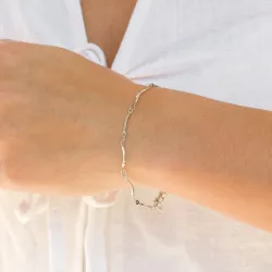 vedenkestävät rannekoru teräs  x 1,0 mm  - OCEANA