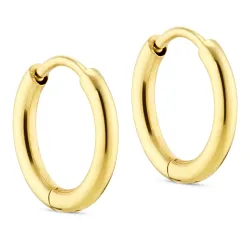 8 mm vedenkestävät rengas  kullattu teräs - OCEANA