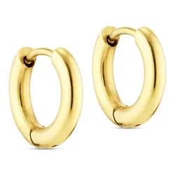 8 mm vedenkestävät rengas  kullattu teräs - OCEANA