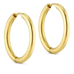 20 mm vedenkestävät rengas  kullattu teräs - OCEANA