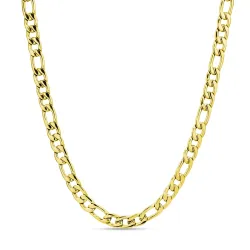 vedenkestävät kaulaketju kullattu teräs  x 6.50 mm 