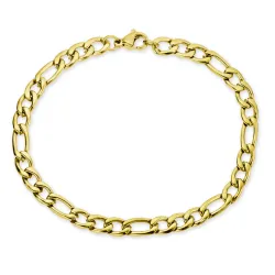 vedenkestävät rannekoru kullattu teräs  x 5,0 mm 