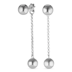 pitkät ketjukorvakorut  hopea