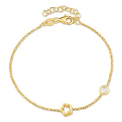 kukka rannekoru kullattua hopeaa riipus kullattua hopeaa