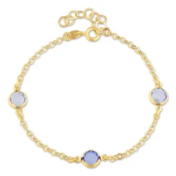 pyöreä rannekoru kullattua hopeaa riipus kullattua hopeaa