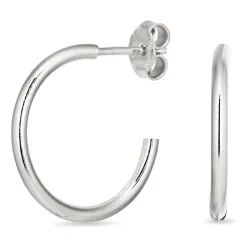 20 mm rengaskorvakorut  hopea