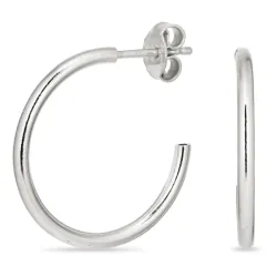 22 mm rengaskorvakorut  hopea