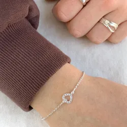 sydän rannekoru hopeaa sydänriipus hopeaa