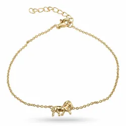 hevosia rannekoru kullattua hopeaa