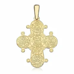 21 x 25 mm dagmarristi  kullattua hopeaa - Amoré