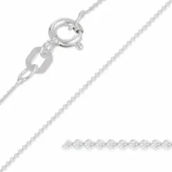 BNH Anker pyöristää kaulaketju hopeaa 40 cm x 0,8 mm