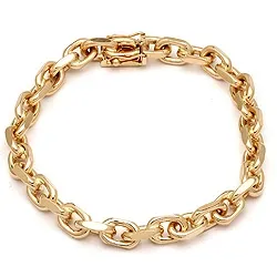 BNH Anker facet armbånd 14 karaatin kultaa 18,5 cm x 6,0 mm