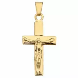 leveä Jeesus kultaa BNH risti  8 karaatin kultaa - Amoré