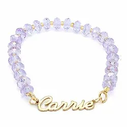 nimirannekoru värisiä kiviä ja kullattu hopea - My Letter