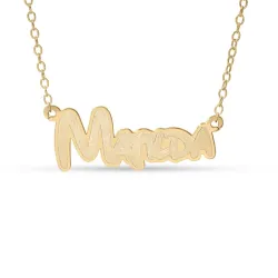 Nimikaulaketjut riipus 9 karaatin kultaa - My Letter