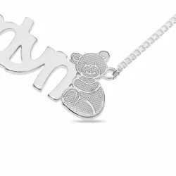 nalle nimi kaulaketju hopeaa - My Letter