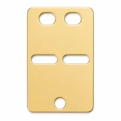 ID laatta  8 karaatin kultaa