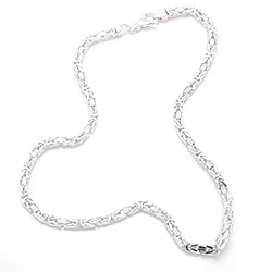 kuningaskaulaketju hopeaa 42 cm x 5,6 mm