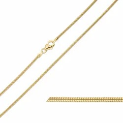 BNH käärmekaulaketju 8 karaatin kultaa 45 cm x 1,2 mm
