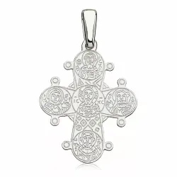 17 x 20 mm dagmarristi  hopeaa - Amoré