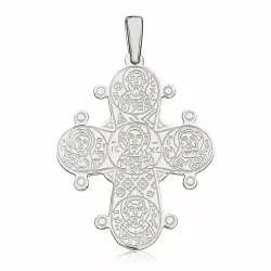 25 x 30 mm dagmarristi  hopeaa - Amoré