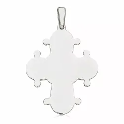 25 x 30 mm dagmarristi  hopeaa - Amoré