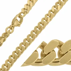 BNH panssarikaulaketju kullattua hopeaa 70 cm x 5,4 mm