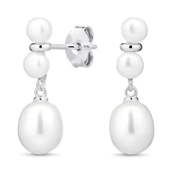 6-6,5 mm helmi korvarenkaat  hopea