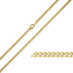 BNH panssarikaulaketju 8 karaatin kultaa 45 cm x 2,4 mm