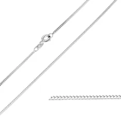 BNH panssarikaulaketju hopeaa 60 cm x 1,3 mm