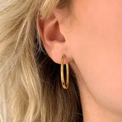 28 mm BNH ovaaleja rengas  kullattua hopeaa