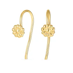 kukka korvakorukoukut  kullattu hopea - Mix & Match