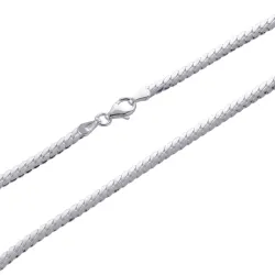 Tyylikäs victoriakaulaketju hopeaa 50 cm x 2,9 mm