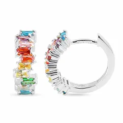 15,5 mm monivärisiä rengas  hopea