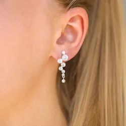 zirkoni korvarenkaat  hopea - Bubbly Sparkle