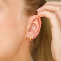 kuula korvarenkaat  kullattu hopea - Bubbly Pure