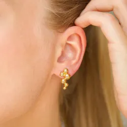 kuula korvarenkaat  kullattua hopeaa - Bubbly Pure