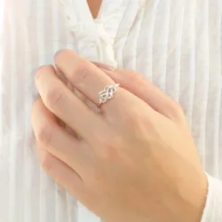 ääretön-merkki sormus hopeaa - Amoré