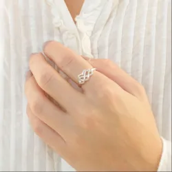 ääretön-merkki sormus hopea - Amoré