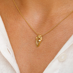 äiti ja lapsi riipus  kullattua hopeaa