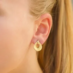 pisara klipsikorvakorut  kullattua hopeaa