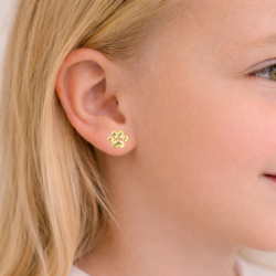 tassu nappikorvakorut  kullattu hopea - Little Ones