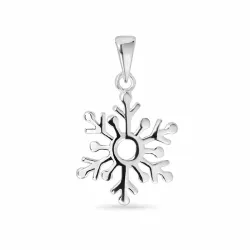 lumihiutale riipus  hopeaa